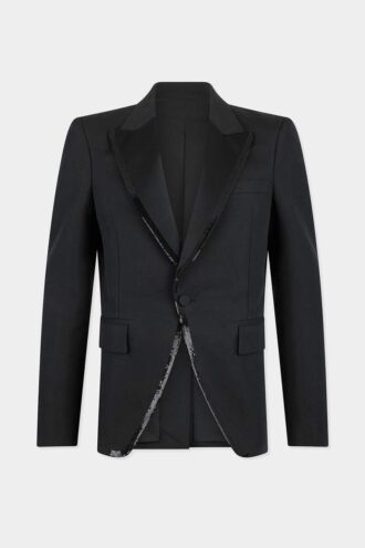 Bestickter Kragen 70er-Jahre-Blazer