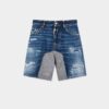 Hybrid-Shorts mit mittlerer Ripped-Wash-Optik