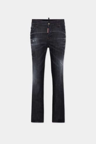 Schwarze Easy-Wash-Jeans im Cool-Girl-Stil