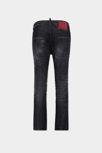 Schwarze Easy-Wash-Jeans im Cool-Girl-Stil