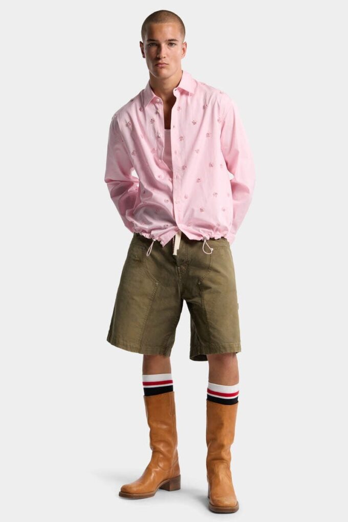 Stückgefärbte Carpenter-Shorts Stückgefärbte Carpenter-Shorts