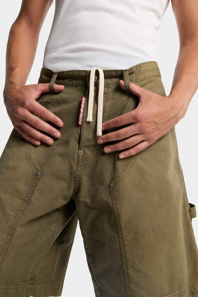 Stückgefärbte Carpenter-Shorts Stückgefärbte Carpenter-Shorts