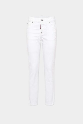 Weiße Bull Cool Girl Jeans